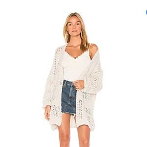 FREE PEOPLE Saturday Morning Cardigan in Ivory - XS